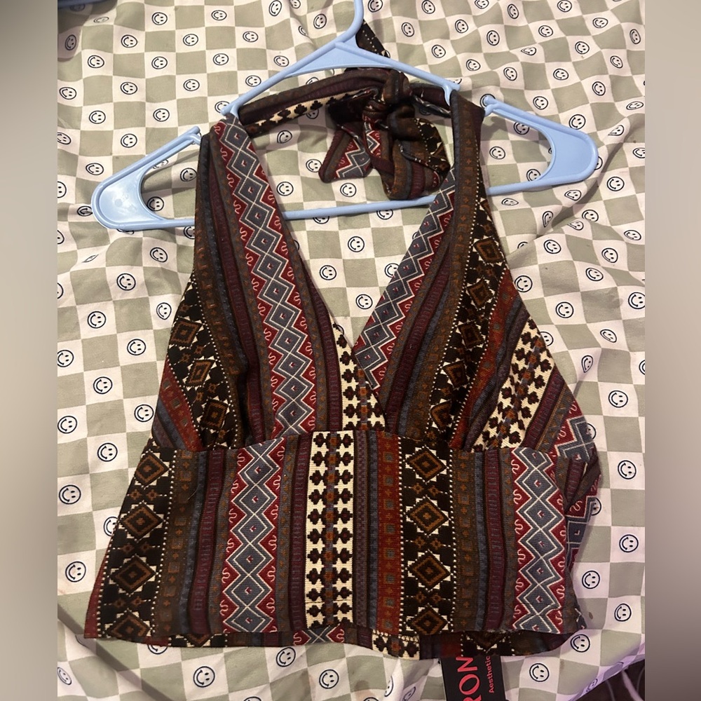 Romwe hippie halter shirts size medium for both
